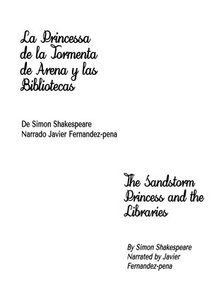 cover image of La Princesa de la Tormenta y las Bibliotecas